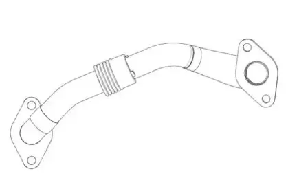 60702D WAHLER Трубка, клапан возврата ОГ 60702D WAHLER Трубка, клапан возврата ОГ